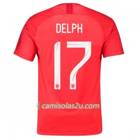 Camisolas de Futebol Inglaterra Delph 17 Equipamento Alternativa Copa do Mundo 2018 Manga Curta